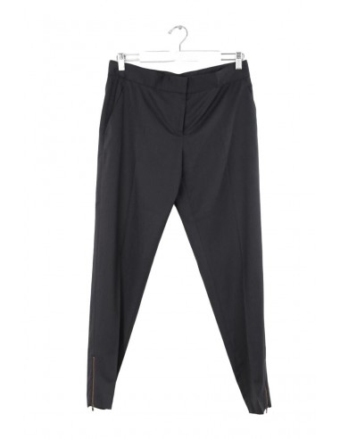 Pantalon droit en laine Stella McCartney noir. Taille 42. commande en ligne