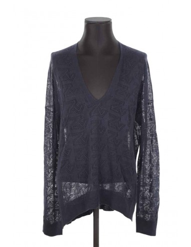 Pull-over en laine Zadig & Voltaire bleu. Taille 38. de l' environnement